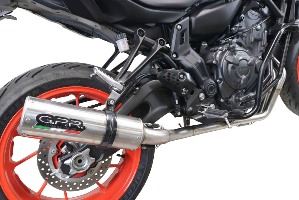 Exhaust compatible with Yamaha R7 2021-2025, M3 Inox , Racing full system exhaust, including removable db killer