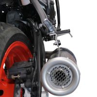 Esapament GPR compatibil cu Yamaha Mt-07  2021 Sistem complet de evacuare legal omologat, inclusiv db killer și catalizator detașabil,M3 Poppy 