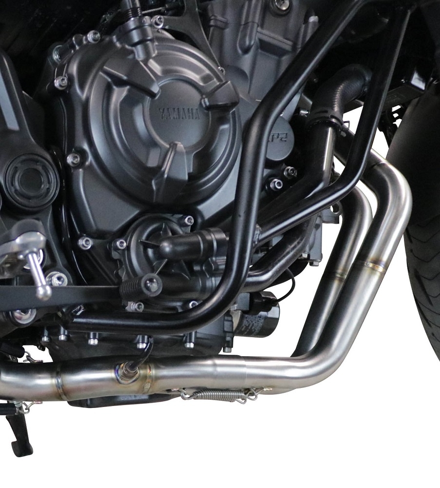 Esapament GPR compatibil cu Yamaha Mt-07  2021 Sistem complet de evacuare legal omologat, inclusiv db killer și catalizator detașabil,Furore Evo4 Poppy