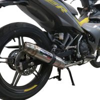 Exhaust compatible with Yamaha Sniper 150 2021-2022, Deeptone Inox, Racing full system exhaust, including removable db killer