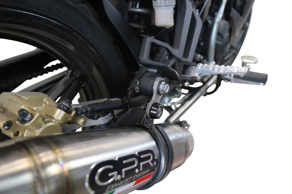 Exhaust compatible with Yamaha Sniper 150 2021-2022, Deeptone Inox, Racing full system exhaust, including removable db killer