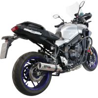 Exhaust compatible with Yamaha Tracer 9 2021-2024, M3 Inox , Homologated legal full system exhaust, including removable db killer and catalyst