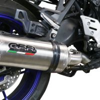 Exhaust compatible with Yamaha Tracer 9 2021-2024, Satinox , Homologated legal full system exhaust, including removable db killer and catalyst