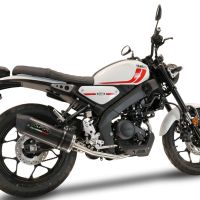 Esapament GPR compatibil cu Yamaha XSR 125 2021 Sistem complet de evacuare legal omologat, inclusiv db killer și catalizator detașabil,Furore Evo4 Poppy