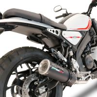 Esapament GPR compatibil cu Yamaha XSR 125 2021 Sistem complet de evacuare legal omologat, inclusiv db killer și catalizator detașabil,M3 Black Titanium
