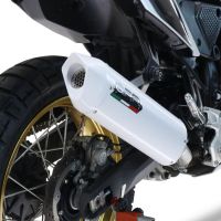 Exhaust compatible with Yamaha Tenere 700 2021-2024, Albus Evo4, Homologated legal slip-on exhaust including removable db killer and link pipe