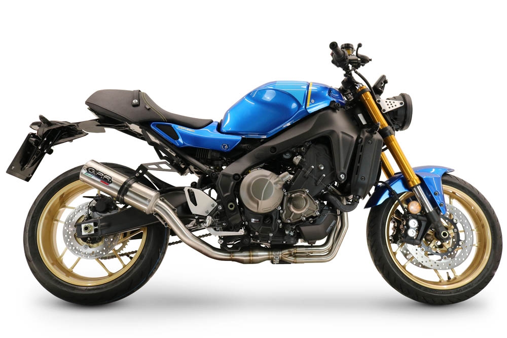 Exhaust compatible with Yamaha XSR900 2022-2024, M3 Inox , Homologated legal full system exhaust, including removable db killer and catalyst