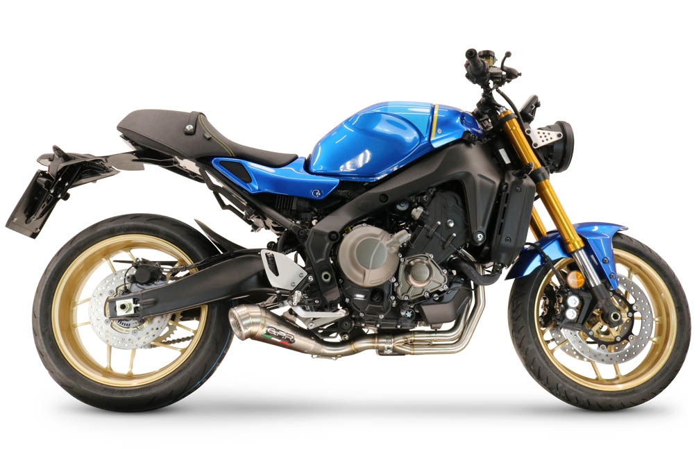 GPR exhaust compatible with Yamaha XSR900 2022-2024, Powercone Evo, full system exhaust legal for UK and non-EU countries including removable db killer 