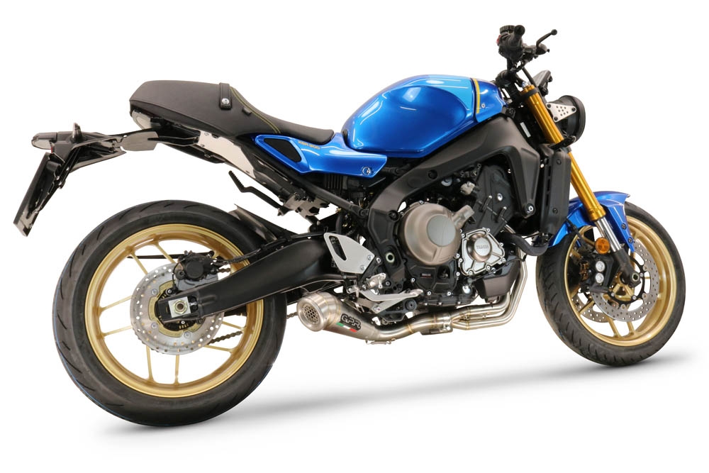 GPR exhaust compatible with Yamaha XSR900 2022-2024, Powercone Evo, full system exhaust legal for UK and non-EU countries including removable db killer 