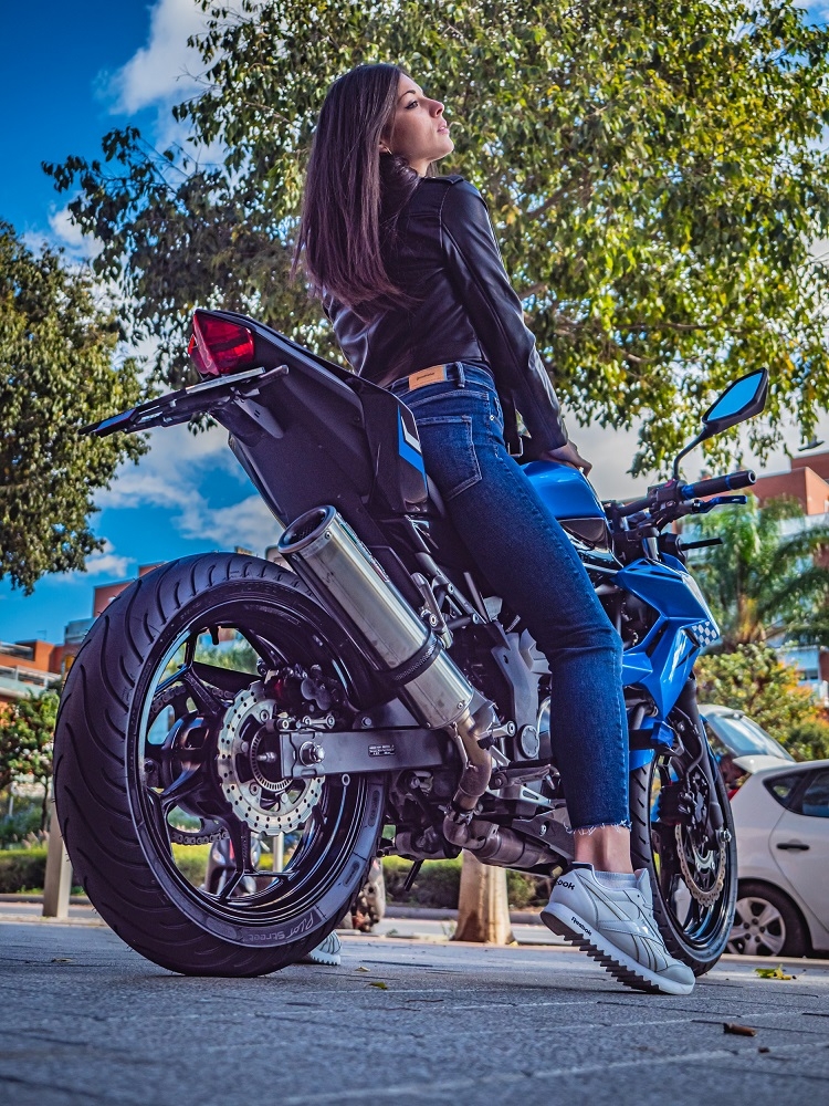 Esapament GPR compatibil cu Kawasaki Z 125 2021 Evacuare slip-on omologata, inclusiv db killer detașabil și cot de legătură,M3 Inox 