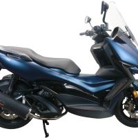 Exhaust compatible with Zontes M 310 2021-2024, Evo4 Road, Homologated legal full system exhaust, including removable db killer and catalyst
