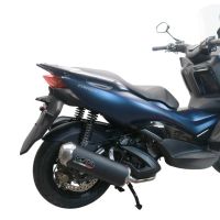 Exhaust compatible with Zontes M 310 2021-2024, Evo4 Road, Homologated legal full system exhaust, including removable db killer and catalyst