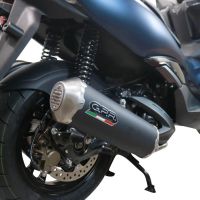 Exhaust compatible with Zontes M 310 2021-2024, Evo4 Road, Homologated legal full system exhaust, including removable db killer and catalyst
