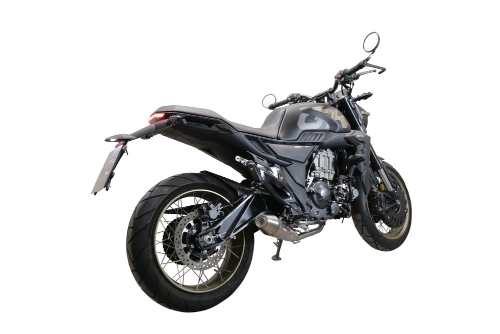 Exhaust compatible with Zontes 350 GK 2022-2024, Ultracone, Racing full system exhaust, including removable db killer