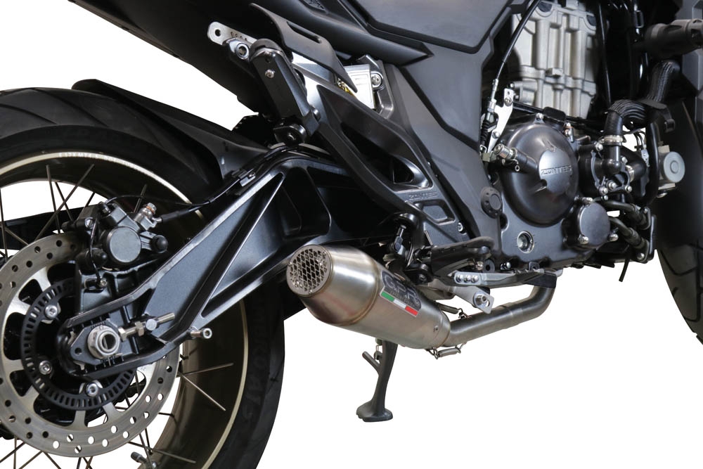 Exhaust compatible with Zontes 350 GK 2022-2024, Ultracone, Racing full system exhaust, including removable db killer