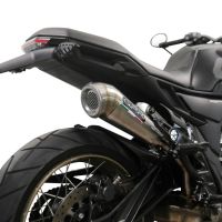Exhaust compatible with Zontes 350 X1 2022-2024, Powercone Evo, Homologated legal slip-on exhaust including removable db killer and link pipe