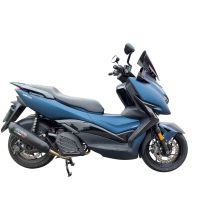 Exhaust compatible with Zontes M 125 2022-2024, Pentaroad Black, Homologated legal full system exhaust, including removable db killer and catalyst