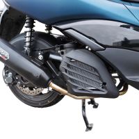 Exhaust compatible with Zontes M 125 2022-2024, Pentaroad Black, Homologated legal full system exhaust, including removable db killer and catalyst