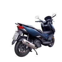 Exhaust compatible with Zontes M 125 2022-2024, Pentaroad Inox, Homologated legal full system exhaust, including removable db killer and catalyst