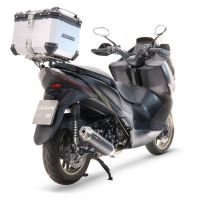 Top case GPR TECH  Zontes E 350 2023/2024 Zilver Topcase din aluminiu, culoare argintie, inclusiv portbagaj și placă specifică Capacitate 35 litri.