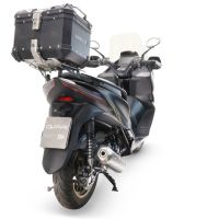 Top case GPR TECH  Zontes E 350 2023/2024 Zwart Topcase din aluminiu, culoare argintie, inclusiv portbagaj și placă specifică Capacitate 35 litri.