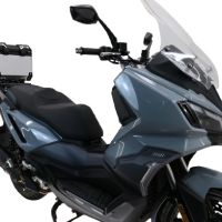 Top case GPR TECH  Sym ADX 300 2024/2026 e5 Plus Zilver Topcase din aluminiu, culoare argintie, cu placă specifică inclusă Capacitate 26 litri.