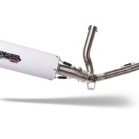 Exhaust compatible with Suzuki V-Strom DL650 2017-2020, Albus Evo4, Homologated legal Mid-full system exhaust, including removable db killer and catalyst