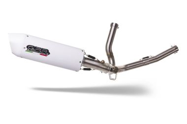 Exhaust compatible with Suzuki V-Strom DL650 2017-2020, Albus Evo4, Homologated legal Mid-full system exhaust, including removable db killer and catalyst