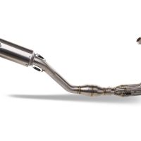 Exhaust compatible with Yamaha Tracer 9 GT 2021-2024, M3 Inox , Homologated legal full system exhaust, including removable db killer and catalyst