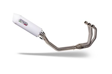 Exhaust compatible with Triumph Daytona 660 2023-2025, Albus Evo4, Homologated legal full system exhaust, including removable db killer and catalyst