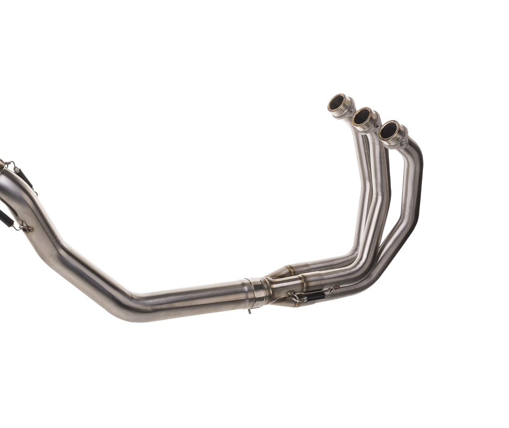Exhaust compatible with Yamaha Mt-09 Tracer 900 2017-2020, Satinox , Homologated legal full system exhaust, including removable db killer and catalyst