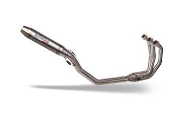 Exhaust compatible with Triumph Trident 660 2021-2024, Deeptone Inox, Racing full system exhaust
