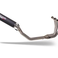 Esapament GPR compatibil cu Triumph Daytona 660 2023 Sistem complet de evacuare legal omologat, inclusiv db killer și catalizator detașabil,M3 Black Titanium