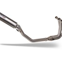 Esapament GPR compatibil cu Triumph Daytona 660 2023 Sistem complet de evacuare legal omologat, inclusiv db killer și catalizator detașabil,M3 Inox 