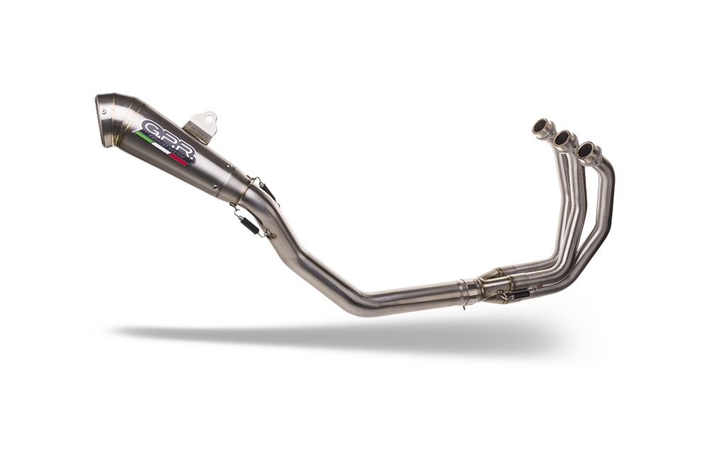 Exhaust compatible with Triumph Trident 660 2021-2024, Powercone Evo, Racing full system exhaust, including removable db killer