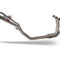 Esapament GPR compatibil cu Triumph Daytona 660 2023 Sistem complet de evacuare Racing, inclusiv db killer detașabil,Powercone Evo