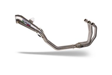 Esapament GPR compatibil cu Triumph Trident 660 2021 Sistem complet de evacuare Racing, inclusiv db killer detașabil,Powercone Evo