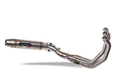 Esapament GPR compatibil cu Triumph Trident 660 2021  Sistem complet de evacuare Racing,Deeptone Inox