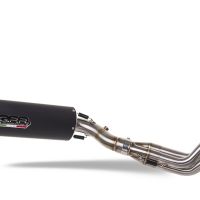 Exhaust compatible with Yamaha Mt-09 Tracer 900 2015-2016, Furore Nero, Homologated legal full system exhaust, including removable db killer