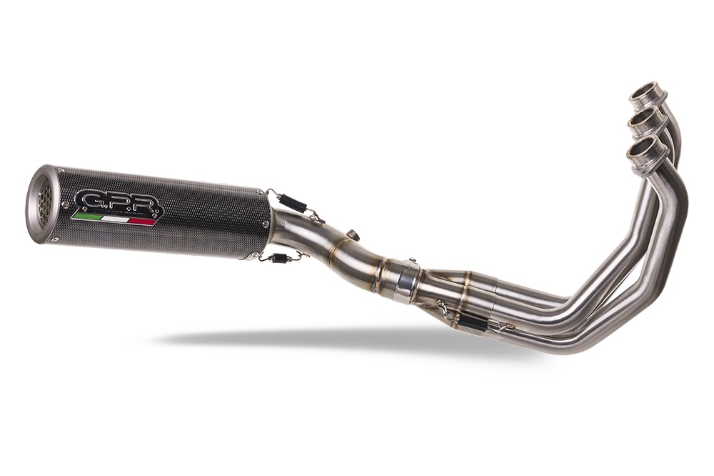 Exhaust compatible with Yamaha Tracer 900 GT 2018-2020, M3 Poppy , Racing full system exhaust, including removable db killer