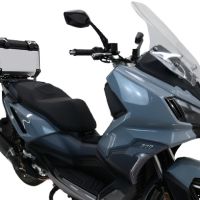 Top case GPR TECH  Sym ADX 300 2024/2026 e5 Plus Zilver Topcase din aluminiu, culoare argintie, cu placă specifică inclusă Capacitate 45 litri.