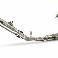Esapament GPR compatibil cu Honda Cb 650 R 2019 Sistem complet de evacuare legal omologat, inclusiv db killer și catalizator detașabil,Deeptone Inox