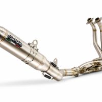GPR exhaust compatible with Honda Cb 650 F 2014-2016, Deeptone Inox, Homologated legal full system exhaust, including removable db killer and catalyst 
