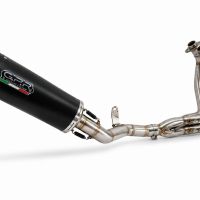 GPR exhaust compatible with Honda Cb 650 F 2017-2018, Furore Evo4 Nero, Homologated legal full system exhaust, including removable db killer and catalyst 