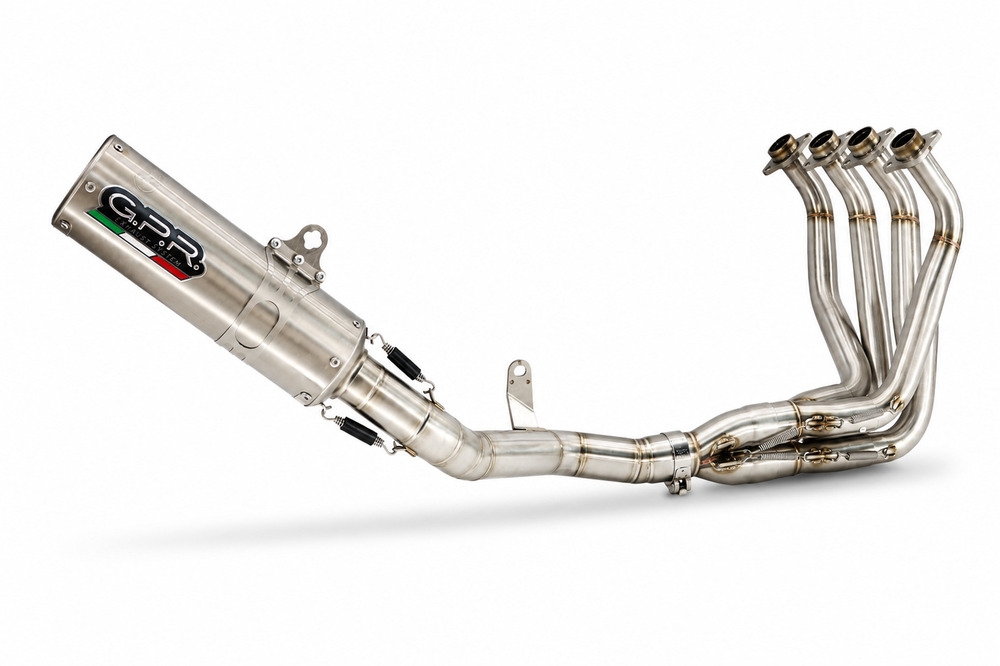 Esapament GPR compatibil cu Bmw S 1000 R -M 2014 Sistem complet de evacuare legal omologat, inclusiv db killer detașabil,M3 Titanium Natural