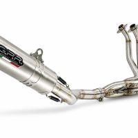 GPR exhaust compatible with Bmw S 1000 R -M 2014-2016, M3 Titanium Natural, Homologated legal full system exhaust, including removable db killer 