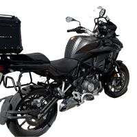Top case GPR TECH  Benelli Trk 502 X 2021/2024 e5 Zwart Topcase din aluminiu, culoare neagră, cu placă specifică inclusă Capacitate 35 litri.