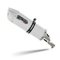 Exhaust compatible with Ajp PR 5 2015-2018, Albus Ceramic, Homologated legal slip-on exhaust including removable db killer and link pipe