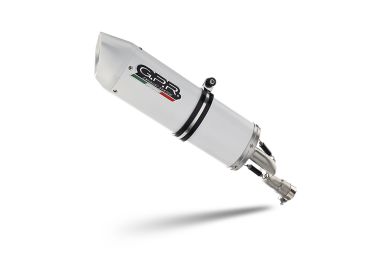 Exhaust compatible with Honda Crf 250 R 2006-2009, Albus Ceramic, Homologated legal full system exhaust, including removable db killer
