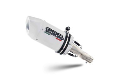 Exhaust compatible with Ktm Rc 125 2021-2024, Albus Evo4, Homologated legal slip-on exhaust including removable db killer and link pipe